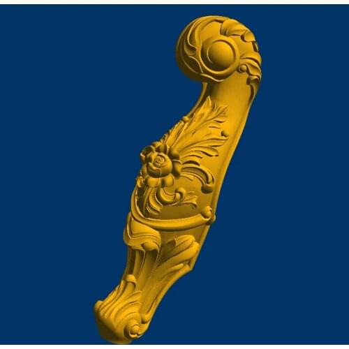 New 3D model STL long relief STL format CNC sofa legs Furniture Leg 106