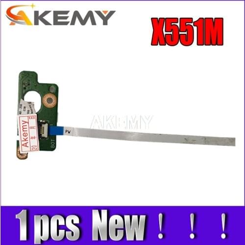 New!!! 1 pcs With Cable For Asus X551 X551M X551MA X551MAV X551C X551CA F551 F551M SWITCH BOARD Power Button Board