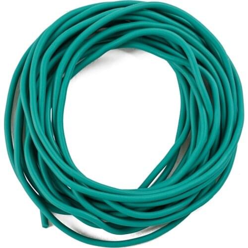 New 3m/6m/10m/20/50m Solid Core Pole Elastic Green Diameter 2.0mm Fishing Lines Latex Tube Retention Rope Fishing Tackles