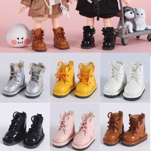 Ob11 Doll Shoes Ob11 Baby Clothes Leather Boots DDF YMY Baby Shoes 1 / 12bjd Boots Doll Accessories Toys