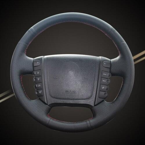 Car Braiding On The Steering Wheel Cover for Ssangyong Rexton Rexton W Rodius DIY Auto Braid Covers Car-styling