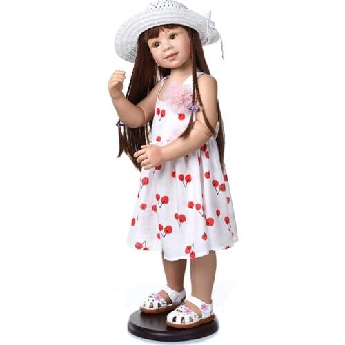 NPK 87CM Original Masterpiece Doll Huge baby toddler girl lifelike artist desgin ball jointed real age2 dress model collectible