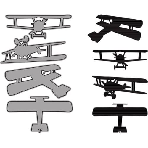 Cutting Dies Airplane Bomber Glider Four Styles For DIY Scrapbooking Embossing Album Paper Cards Dies 2021 New
