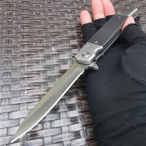 High Hardness Tactical Folding Knife Pocket Hunting Quick Open 8CR13MOV Blade Knifes Knives for Outdoor Survival Camping and EDC