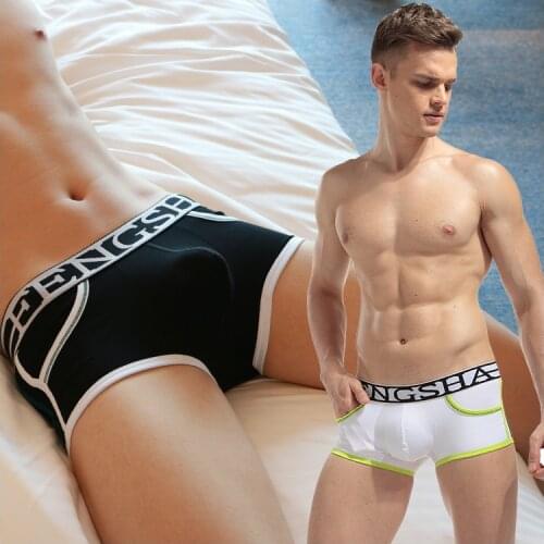 Comfortable Cotton Boxers Low-rise Breathable Sexy Hot Pocket Mens Underpants New Fashion 2019 Mens Trunks Boxer