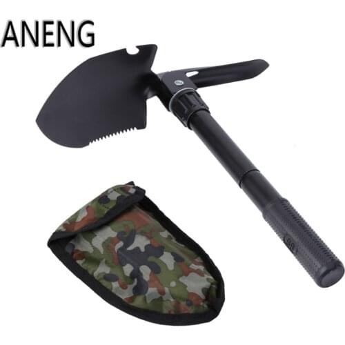 ANENG Multi-Purpose Military Tactical Folding Shovel Camping Hiking Survival Tools New