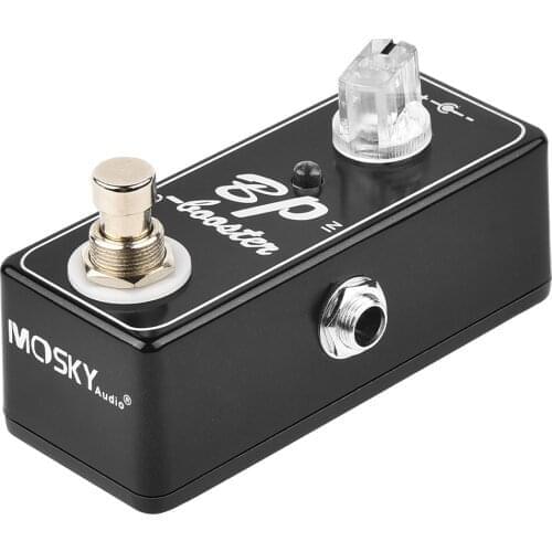 MOSKYaudio BP Booster Guitar Effect Pedal Processor Guitar Effect DIP Switches For Frequencies EQ Settings Guitar Accessories