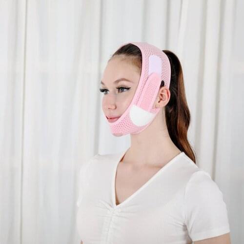 V Face Lifting Comfortable And Breathable Bandage Plastic Face Mask Wrinkle Mask Lifting Anti-aging Bandage