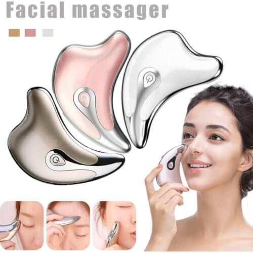 High Q Face Neck GuaSha Massage Face Wrinkle Removal Device Body Slimming Massager Electric Facial Skin Beauty Care Tool