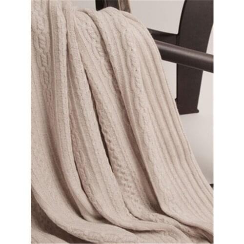 Top grade 100%goat cashmere twisted thick heavy knit women big scarfs shawl pashmina 70x210cm ecru camel 3color 460g