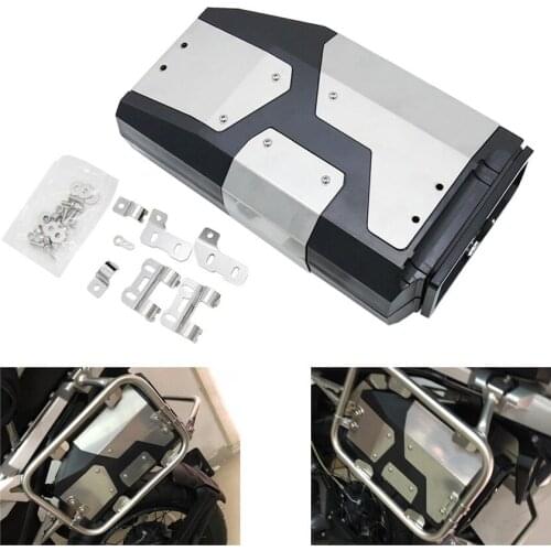 4.2-Liter Large Motorcycle Tool Box Set Aluminum Storage Side Bracket Accessories For BMW R1250GS R1200GS LC Adventure 2008 2018