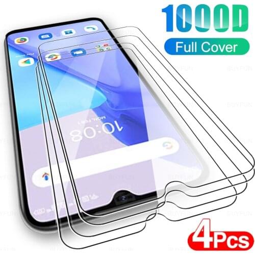 4PCS HD Full Glue FOR UMIDIGI Power 5 Tempered Glass Protective On Power5 Phone Screen Protector Glass Film
