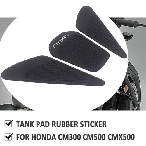 For Honda REBEL500 REBEL300 REBEL CMX 500 300 CM500 CM300 Motorcycle Accessories Gas Tank Protect Sticker Fuel Cap Cover Pad