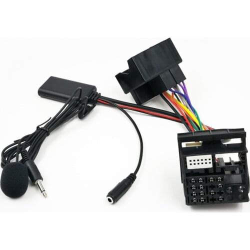 Biurlink 150CM Car Audio20 50 CD Changer AUX Input Bluetooth Microphone Cable Harness Adapter For Mercedes Benz Audio20 50