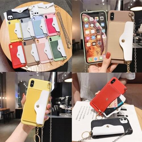 Necklace Lanyard Strap Cord Crossbody Bag Case For Samsung Galaxy M10 A10 M40 A60 A50 A40 M20S M10S A30S A50S A20 A30 A8S Case