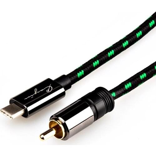 CS-30TCR Type C to RCA Cayin Coaxial Cable for Cayin HI-Res Music Player HI-FI forever