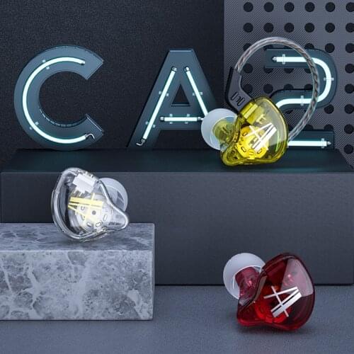 CCA CA2 1DD Dynamic In Ear Earphone HIFI DJ Monitor Earphones Earbud Sport Noise Cancelling Headset KZ ZST EDX TRN MT1 ST1 M10