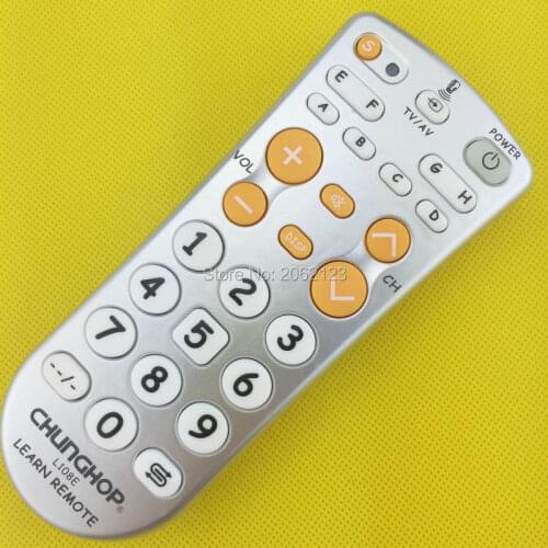 IR Combinational Universal learning Remote Control controller Chunghop L108E For TV/SAT/DVD/CBL/DVB-T/AUX big button