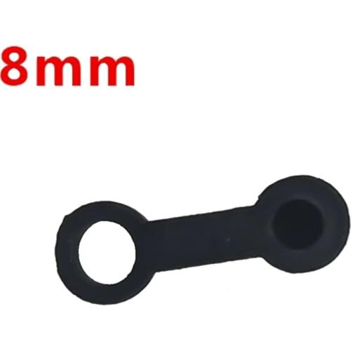 Motorcycle Brake Caliper Rubber Bleed Nipple Screw Dust Proof Dirt Cap Cover For 7mm/8mm Motorbike Bike Accessories 4 Pcs/Set