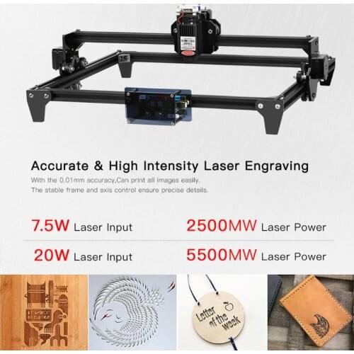 TWO TREES TOTEM 2.5W 5.5W Laser- Engraving Machine Frame Kit High Precision Laser- Engraver Compressed Spot Fast