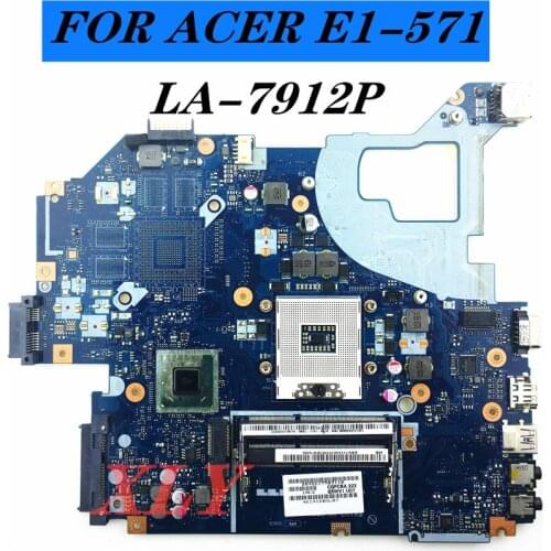Q5WVH LA-7912P For ACER E1-531 V3-571 E1-571G V3-571G V3-531G NBC1F1100 SJTNV Laptop motherboard HM70 Mainboard DDR3 Full test