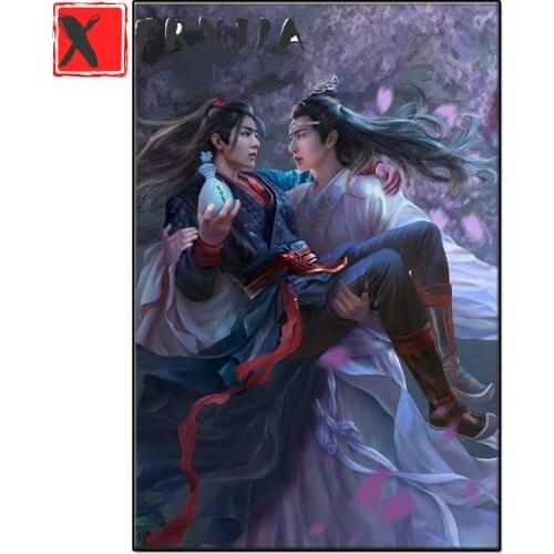 Mo dao zu shi Wei Wuxian Diy Diamond Painting Art Animation Cross Stitch Diamond Mosaic full Square Round Diamond Home Decor