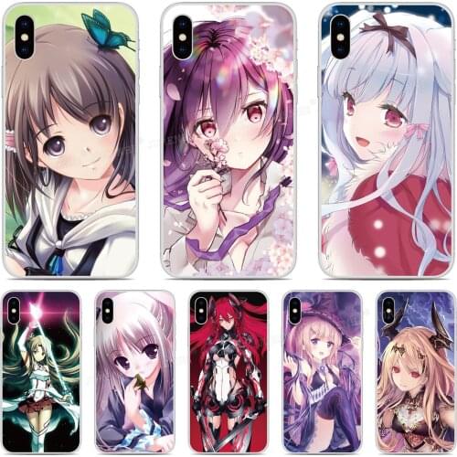 Custom Photo For Blackview A80 A60 BV9600 Pro Phone Case Anime Cartoon Girl tpu Soft Cover For OnePlus 9 8 5G 6 7 7T Pro Cases