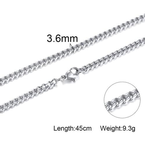 New Hiphop Hip-Hop Male Trendy Thick Chain Titanium Steel Necklace Jewelry