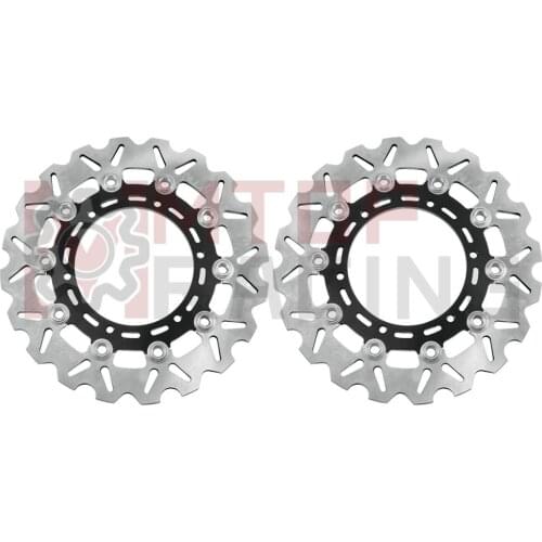 Front Brake Disc Pair for Yamaha YZF600R Thunder Cat (1996-2003) YZF1000 Thunder Ace (1996-2002) Brake Rotors 97 98 99 2000 2001
