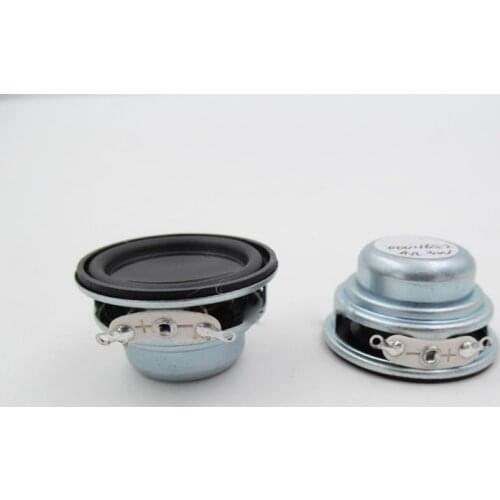 1pcs 36mm 4Ω 3W Full-range Speaker Loudspeaker 4ohm HiFi Audio part Rubber edge