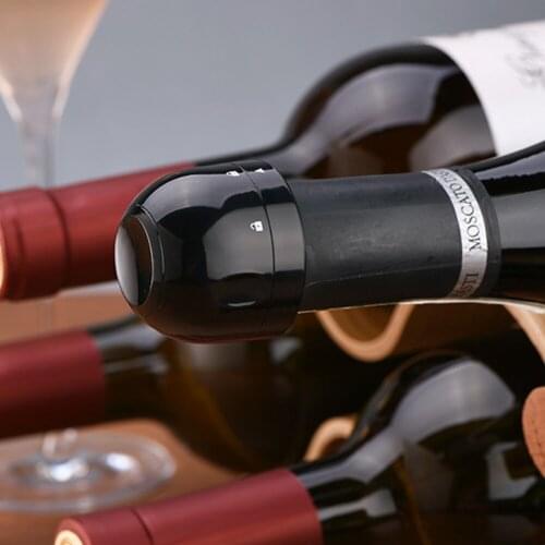 Practical Sealed Wine Stopper Champagne Bottle Vacuum Red Wine Cap Beer Stopper Reception Tools for Kitchen Party Bars