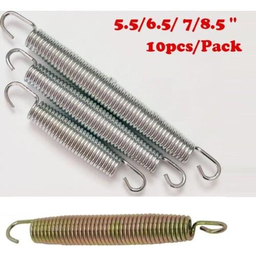 10pcs Heavy Duty Professional Quality Steel Trampoline Springs Childrens Jumping Bed Spring Fix Repair Hardware