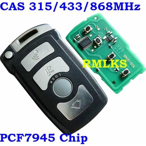RMLKS Remote Control Car Key Fob 315MHz 433MHz 868MHz FCP7945 For BMW 7 Series E65 E66 E38 E39 CAS1 LX8766S 2911A12133 6918024