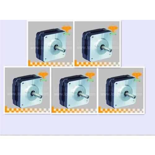 5pcs Nema14 stepper motor with 12.5N.CM, 1.0A 4 leads CNC Mill Cut Engrave /3D Printer