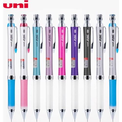 UNI Mechanical Pencil M5-807GG 1pcs Continuous Lead Drawing With Eraser Head 0.5 Student Rotating Pencil