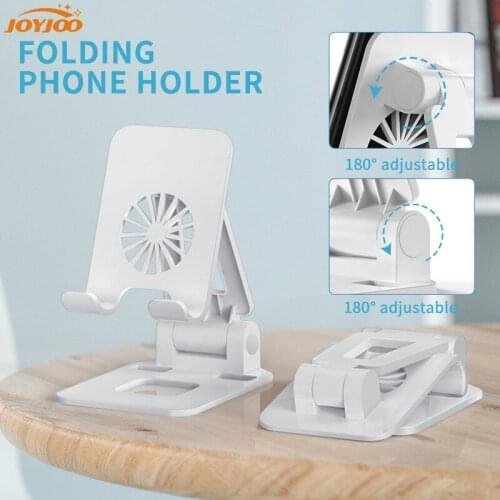 Universal Adjustable Phone Holder Stand Cell Phone Desktop Live Broadcast Stand Hollow Folding Bracket