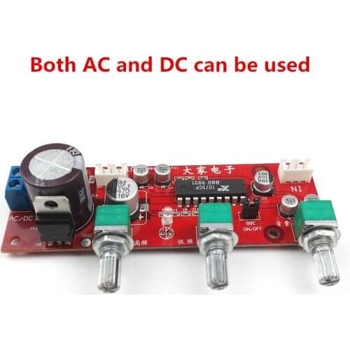 Amplifier XR1075 tone board BBE digital audio power amplifier front-end processor High and low sound adjustment