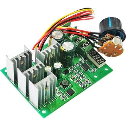 PWM DC motor speed controller DC6-60V motor drive switch module 30A with digital display 6V12V24V48V