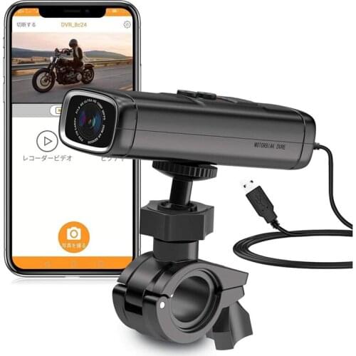 Motorcycle Dash Cam Multi-Functional Video Recording Full HD 2K 1440P 30FPS Anti-Shake WiFi Function Bicycle Camera
