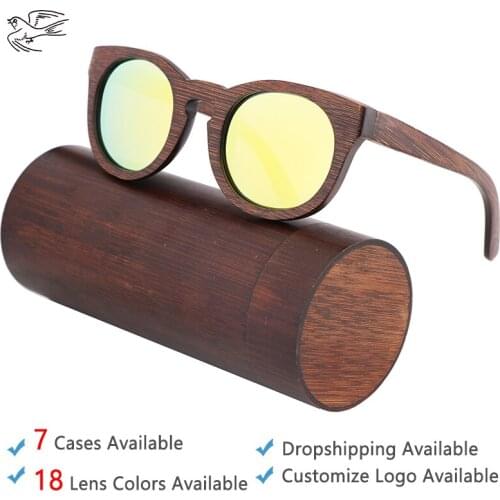 Womens Mirror All Wood Sunglasses Polarized Shades Sun Glasses for Women 2020 Name Branded Sunglasses zonnebril dames GB024