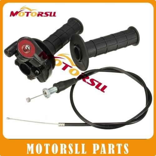 1/4 Quick Twist Throttle Accelerator Grip With CableDirt Pit Bike Motocross 7/8" Handlebar Hand Grips ATV kayo Bse Liya KTM