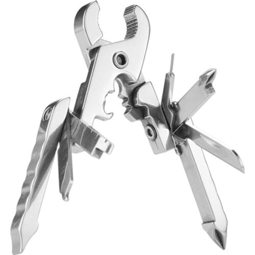 1PC Swiss EDC Tech Portable Pocket Mini 15 In 1 Folding Pliers Screwdriver Combination Kit Outdoor Multifunction Tool Gear