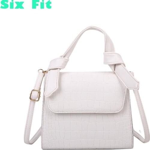 2021 High Quality Crocodile Chains Bag Women Pattern Saddle Handbags Pu Leather Women Totes Ladies Shoulder Crossbody Bag Sac