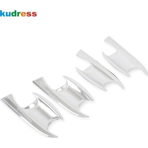 For Hyundai Palisade 2020 2021 ABS Chrome Side Door Handle Cup Bowl Cover Trim Sticker Car Styling Exterior Accessories 4pcs