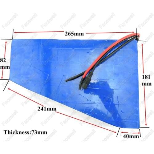 Brand cell 48v 20ah triangle electric bike battery 48v 20ah triangle 2000w bicycle 1500w scooter ebike pack for sam cells