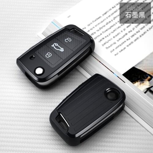 TPU Car Key Cover Case For Volkswagen VW Golf7 mk7 Seat Ibiza Leon FR 2 Altea Aztec For Skoda Octavia car accessories for girls