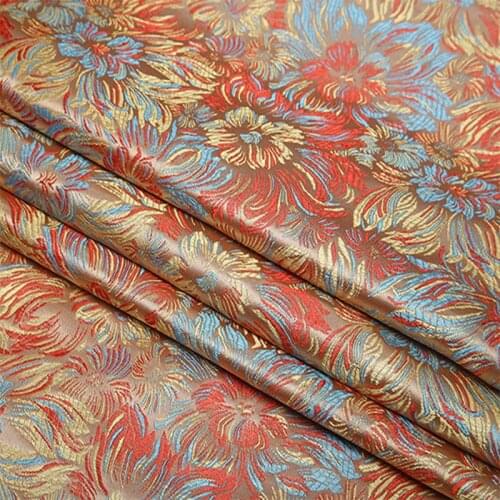 90x100cm yard dyed jacquard tapestry satin 3D jacquard brocade fabric for dress cushion cover curtain table patchwork by meter