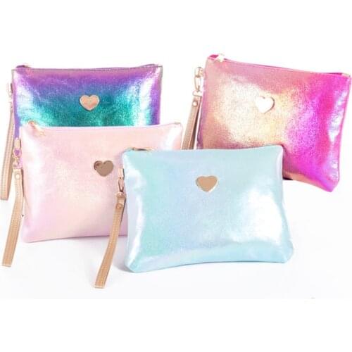 Miyahouse Colorful Women Leather Wallet Fashion Gradient Design Soft Leather Purse Female Lovely Clutch Bag Lady Envelope Bag