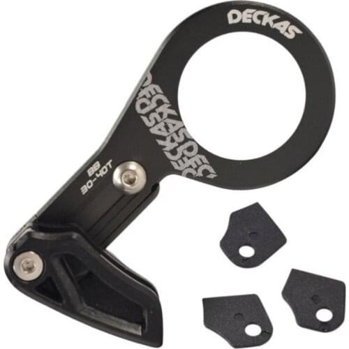 DECKAS Bike Chain Guide MTB Bicycle Chain Guide 1X System BB Mount CNC Single Speed Wide Narrow Gear Chain Guide Black