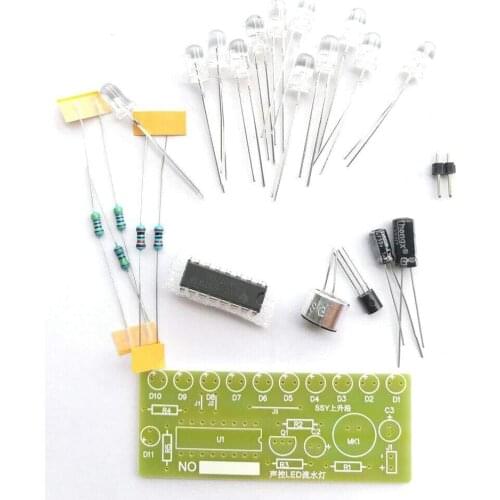 Voice-activated LED Water Light Kit CD4017 Lantern Control Fun Electronic Production DIY Teaching Training Parts